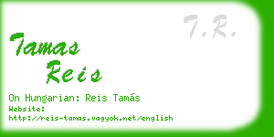 tamas reis business card